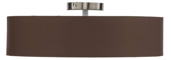 Lampa sufitowa Sebatin Lindby, możliwość ściemniania, brązowy / rdzawy, sypialnia, tkanina / materiał / jedwab, nowoczesny
