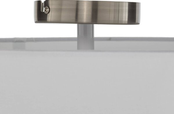Lampa sufitowa Sebatin Lindby, możliwość ściemniania, biały / opal, sypialnia, tkanina / materiał / jedwab, skandynawski