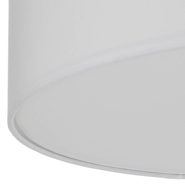 Lampa sufitowa Sebatin Lindby, możliwość ściemniania, biały / opal, sypialnia, tkanina / materiał / jedwab, skandynawski