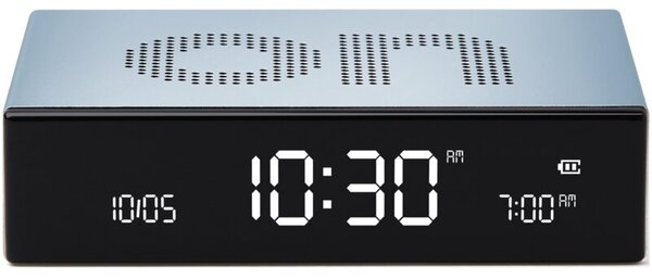 Budzik LEXON Flip Premium LR152LB1 Jasnoniebieski