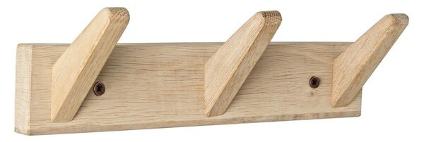 Wieszak ścienny z litego drewna dębowego w jasnym naturalnym kolorze 31 cm Daiki – Yes Everyday