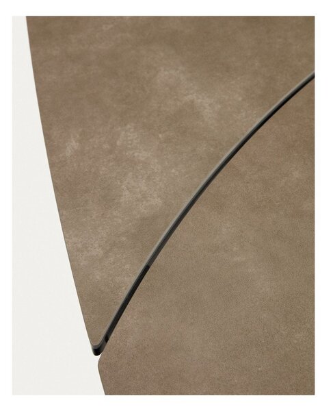 Rozkładany stół z dodatkowym blatem z ceramicznym blatem 100x130 cm Yodalia – Kave Home