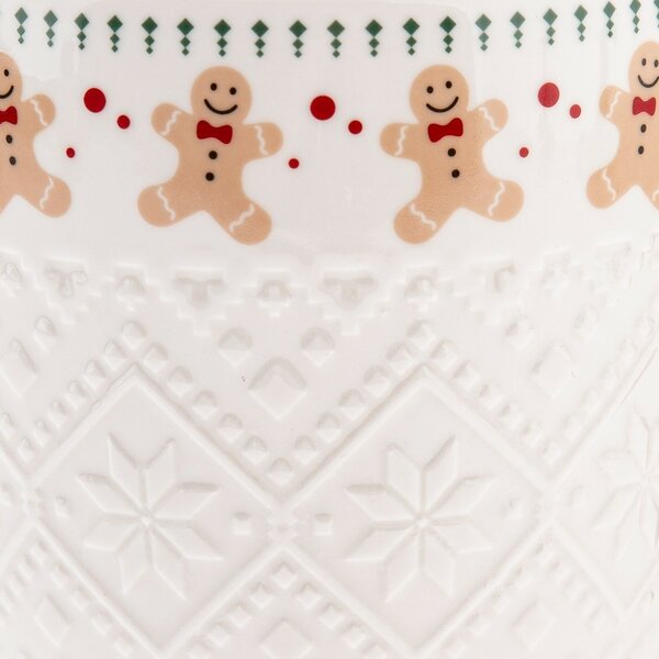 Porcelanowy kubek Pleteny piernik 630 ml