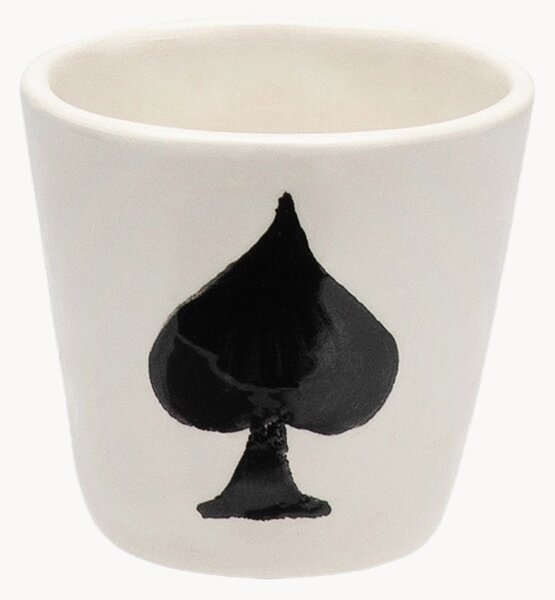 Ręcznie malowana filiżanka do espresso Ace of Spades