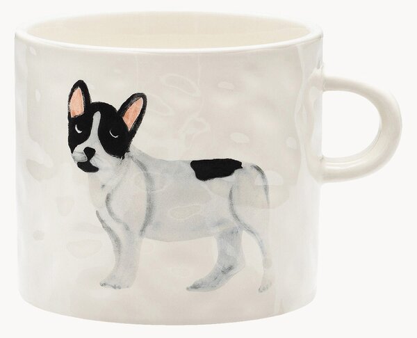 Ręcznie malowany kubek z ceramiki French Bulldog