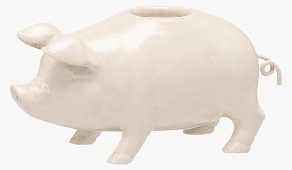 Ręcznie wykonany świecznik Piggy