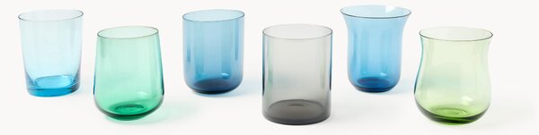 Komplet szklanek ze szkła dmuchanego Goblet, 6 elem