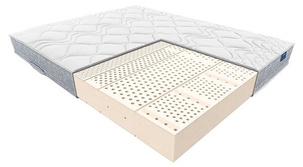Materac FIDES JANPOL lateksowy : Pokrowce Janpol - Adaptive Grey, Rozmiar - 80x190
