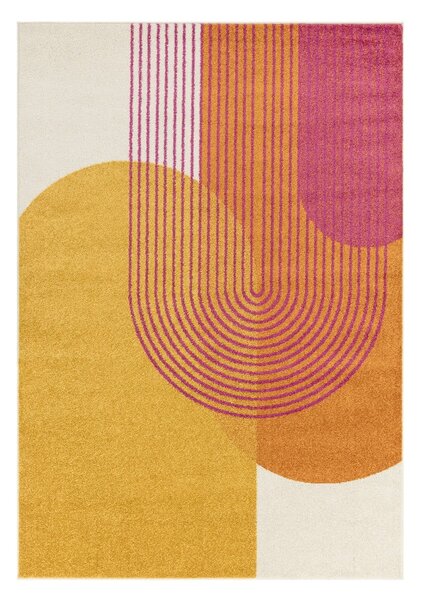 Żółty/pomarańczowy dywan 160x230 cm Muse Orange Retro – Asiatic Carpets