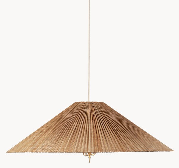 Lampa wisząca z drewna bambusowego 1972