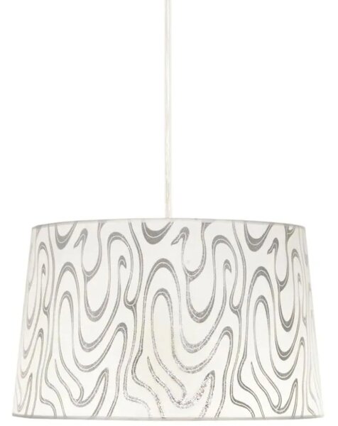 Biało-szara lampa wisząca z nowoczesnym motywem - K529 M8-B62
