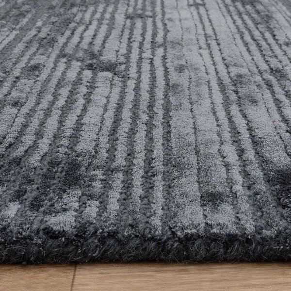 Morski dywan z mieszanki wełny tkany ręcznie 160x230 cm Henley Petrol – Asiatic Carpets