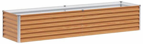 Podniesiona rabata ogrodowa 195 x 50 x 36 cm Stal Galwanizowana