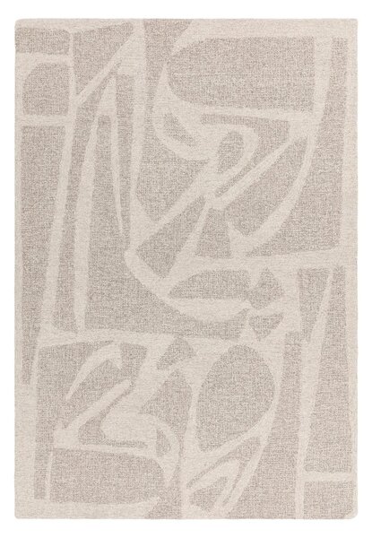 Kremowy wełniany dywan tkany ręcznie 120x170 cm Loxley – Asiatic Carpets