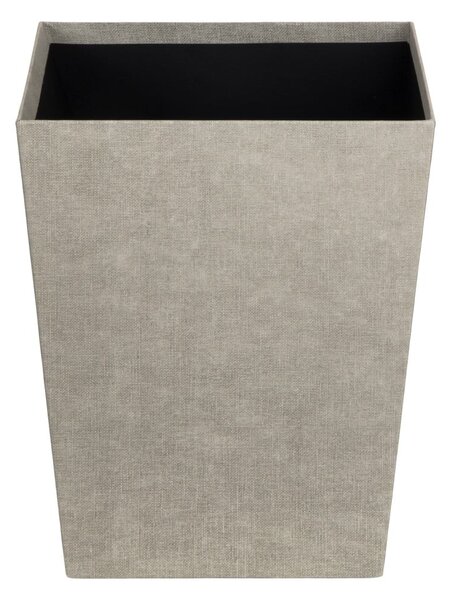 Beżowy biurowy kosz na śmieci Sofia Canvas Paper Laminate – Bigso