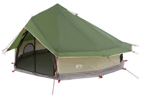 Namiot Tipi zielony 700 x 700 x 395 cm Poliester i Stal