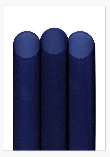 Plakat Blue Pipes