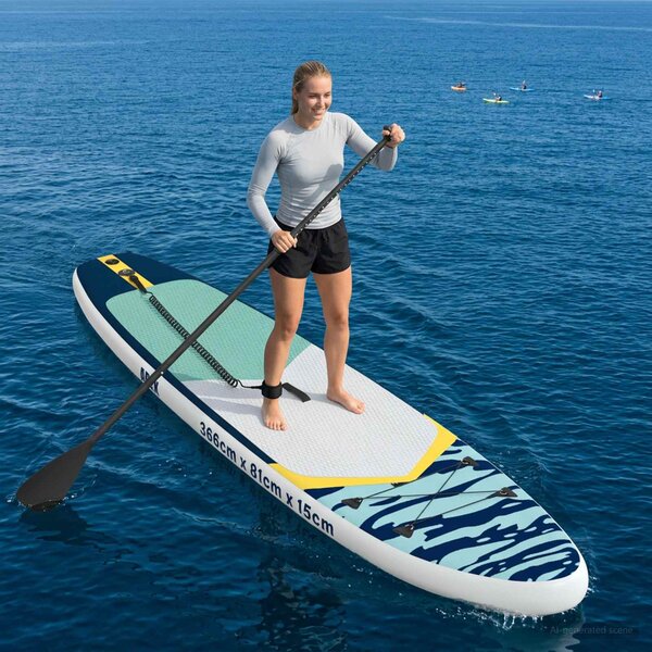 Nadmuchiwany deska do paddleboardu APEX 366 x 81 x 15 cm dla