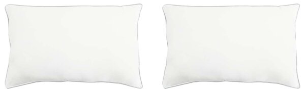 Poduszka 2 pcs Biały 60 x 80 cm Włókno bambusowe