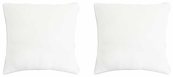 Poduszka 2 pcs Biały 80 x 80 cm Włókno bambusowe