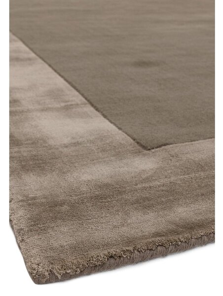 Brązowy dywan z mieszanki wełny tkany ręcznie 80x150 cm Ascot – Asiatic Carpets