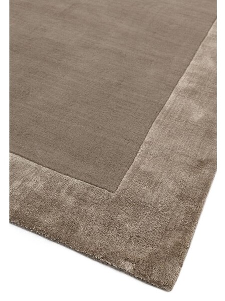 Brązowy dywan z mieszanki wełny tkany ręcznie 80x150 cm Ascot – Asiatic Carpets