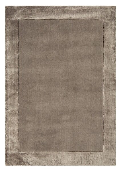 Brązowy dywan z mieszanki wełny tkany ręcznie 80x150 cm Ascot – Asiatic Carpets