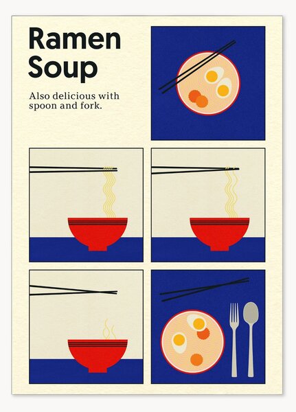 Plakat Ramen Soup