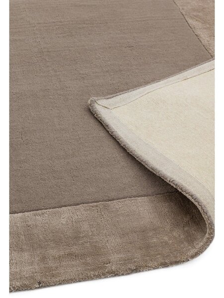 Brązowy dywan z mieszanki wełny tkany ręcznie 80x150 cm Ascot – Asiatic Carpets