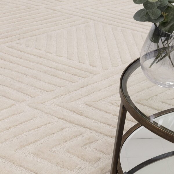Kremowy dywan wełniany 200x290 cm Hague – Asiatic Carpets