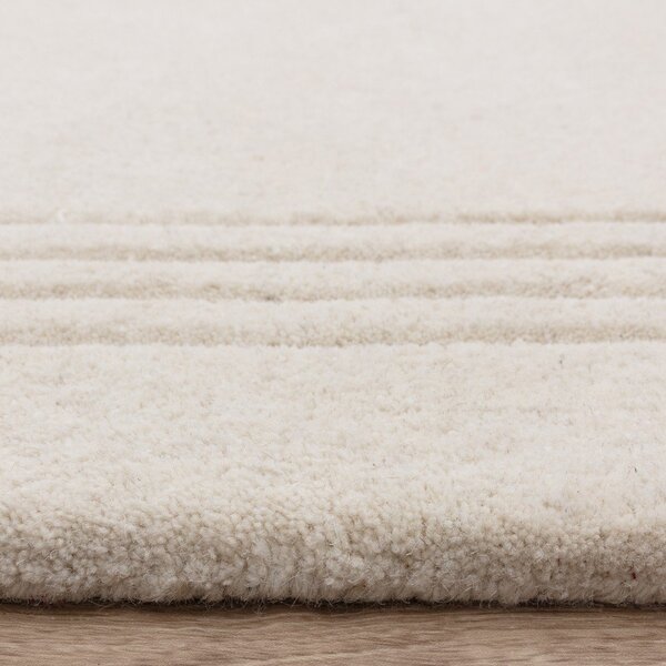 Wełniany dywan tkany ręcznie w kolorze kości słoniowej 120x170 cm Orlo Ivory – Asiatic Carpets