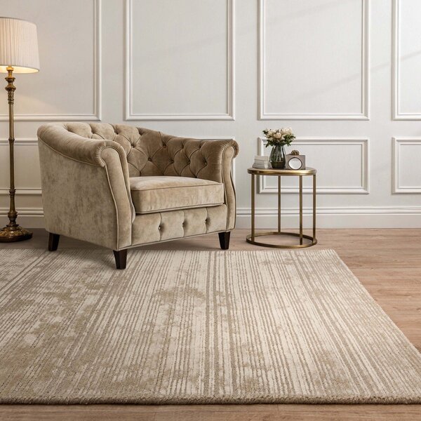 Beżowy dywan z mieszanki wełny tkany ręcznie 160x230 cm Henley Sand – Asiatic Carpets