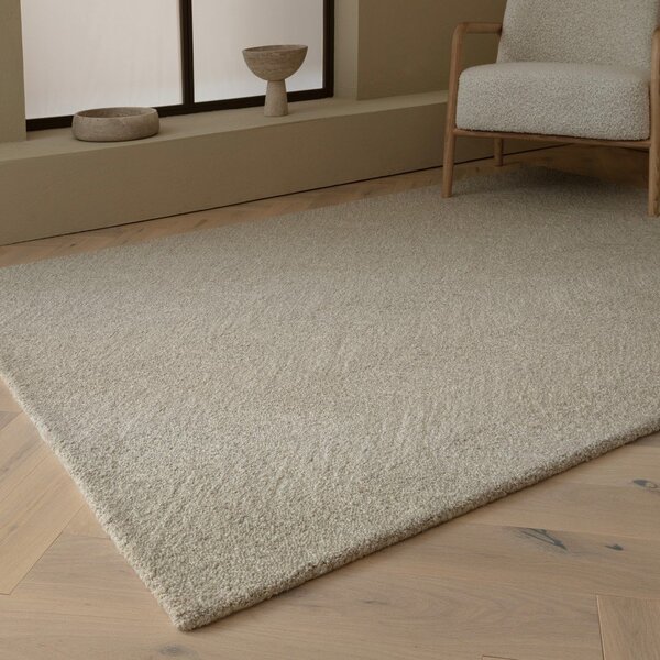 Kremowy dywan z mieszanki wełny tkany ręcznie 120x170 cm Theodore Chevron – Asiatic Carpets