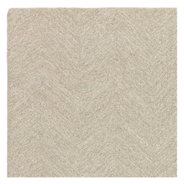Kremowy dywan z mieszanki wełny tkany ręcznie 120x170 cm Theodore Chevron – Asiatic Carpets