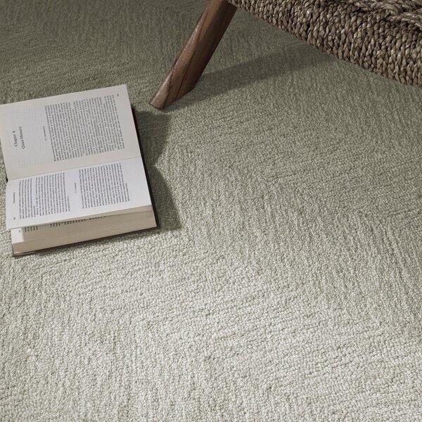 Kremowy dywan z mieszanki wełny tkany ręcznie 120x170 cm Theodore Chevron – Asiatic Carpets