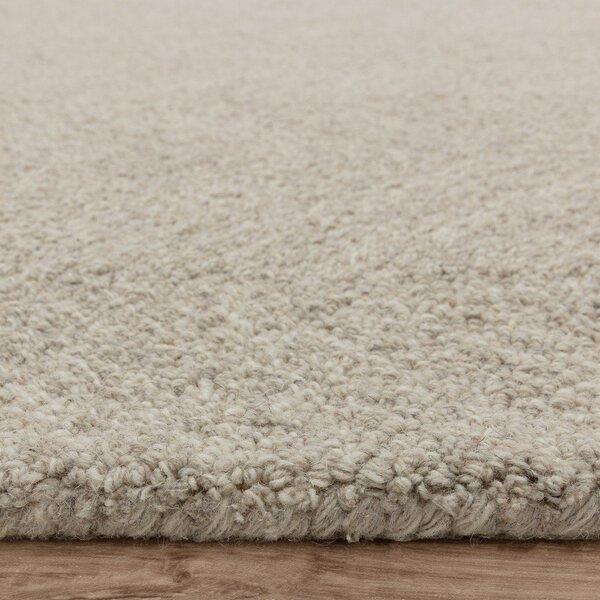 Kremowy dywan z mieszanki wełny tkany ręcznie 120x170 cm Theodore Chevron – Asiatic Carpets