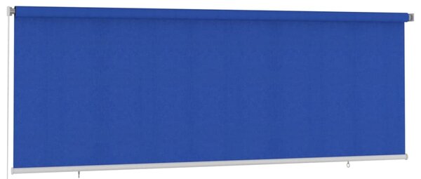Roleta zewnętrzna, 400x140 cm, niebieska, HDPE