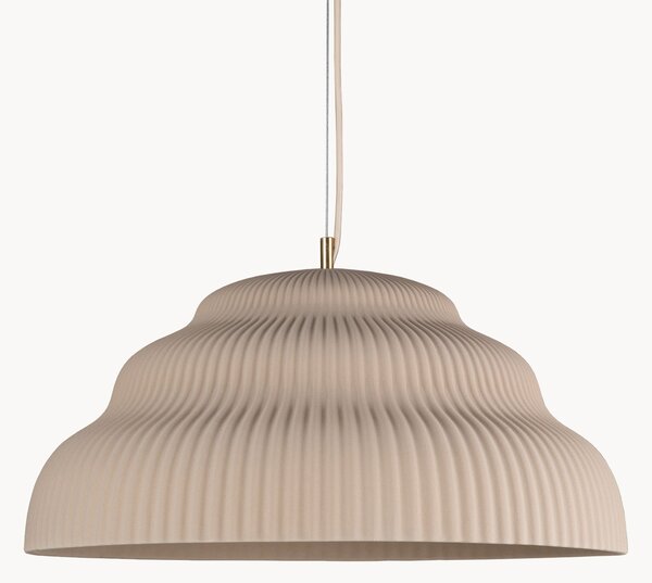 Ręcznie wykonana lampa wisząca z kamionki Kaskad, różne rozmiary
