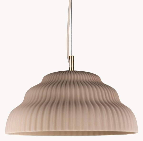 Ręcznie wykonana lampa wisząca z kamionki Kaskad, różne rozmiary