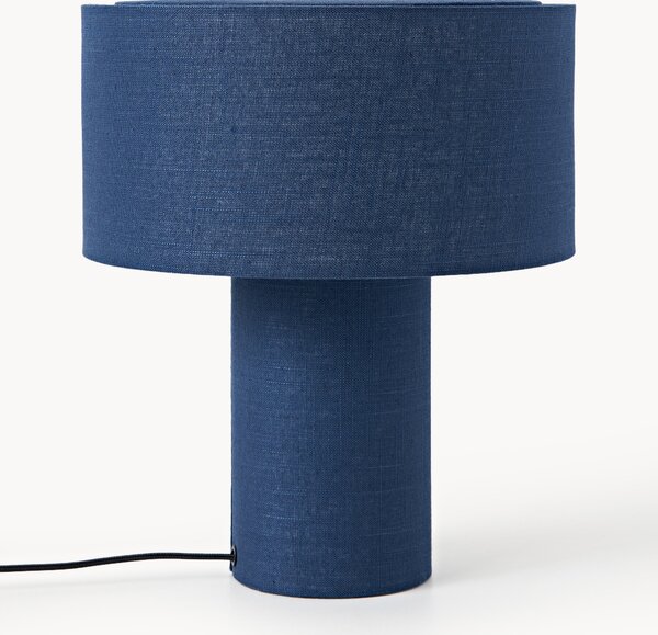 Lampa stołowa z lnu Ron