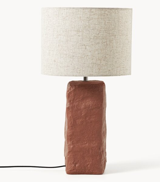 Lampa stołowa z betonową podstawą Kiri