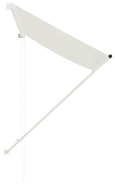 Markiza zwijana, 150 x 150 cm, kremowa
