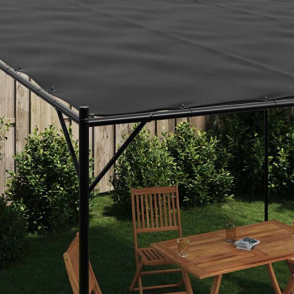 Altana, antracytowa, 4x4 m, 180 g/m², tkanina i stal