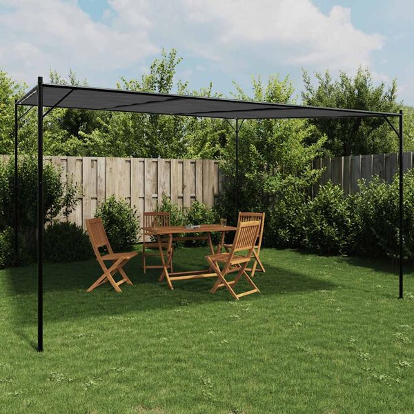Altana, antracytowa, 4x4 m, 180 g/m², tkanina i stal
