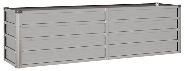Podwyższona donica, rdzawa, 160x40x45 cm, stal kortenowska