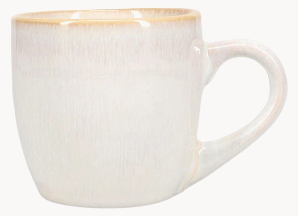 Komplet kubków do herbaty Artisan White, 4 elem
