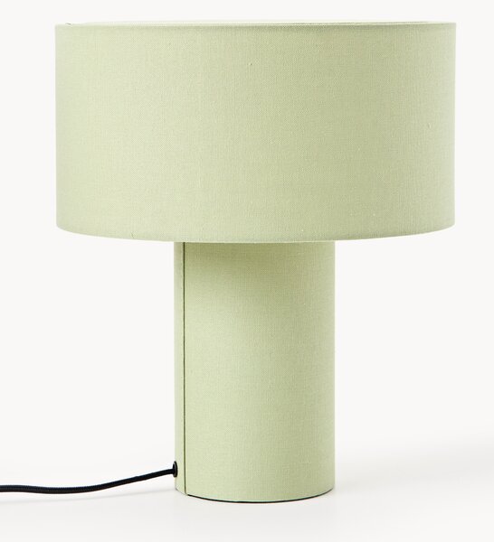 Lampa stołowa z lnu Ron