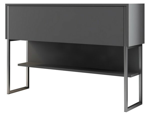 Komoda Luxe Anthracite and Silver
