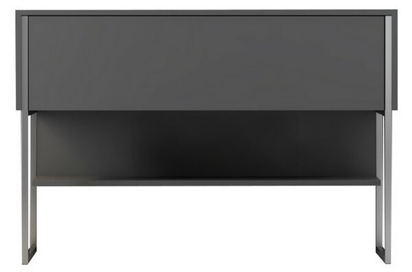 Komoda Luxe Anthracite and Silver