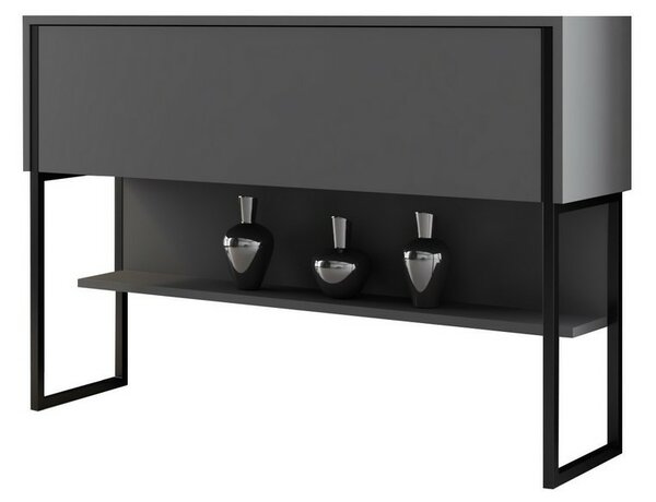 Komoda Luxe Anthracite and Black